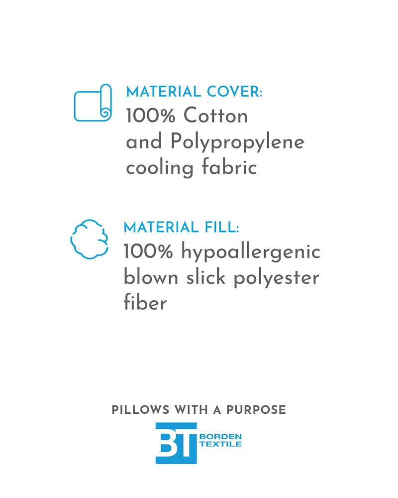 PILLOWS WITH A PURPOSE U Sleep Pillow Designed for Side Sleepers and Neck Pain Relief with Cooling - Image 5